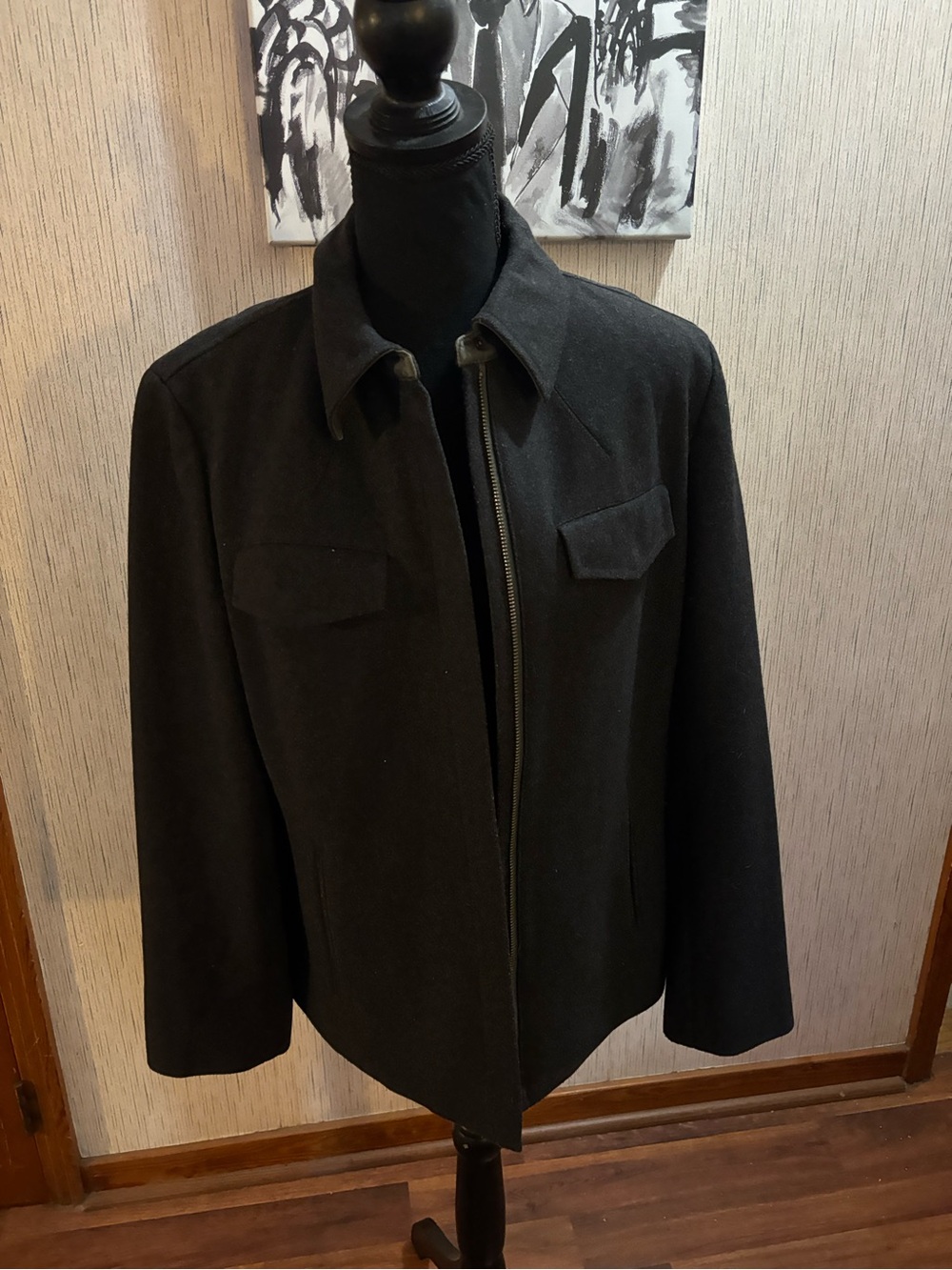 J. Crew Black Lightweight Shirt Jacket